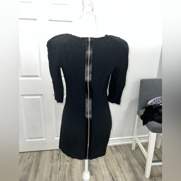 Bird by Juicy Couture Black Stretchy Dress with shoulder pads - Picture 6 of 9